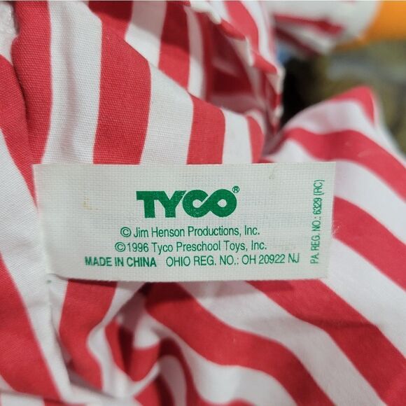 Sesame Street Ernie Plush in Red and Blue Pajamas - Picture 3 of 6